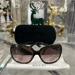 Gucci brown sunglasses